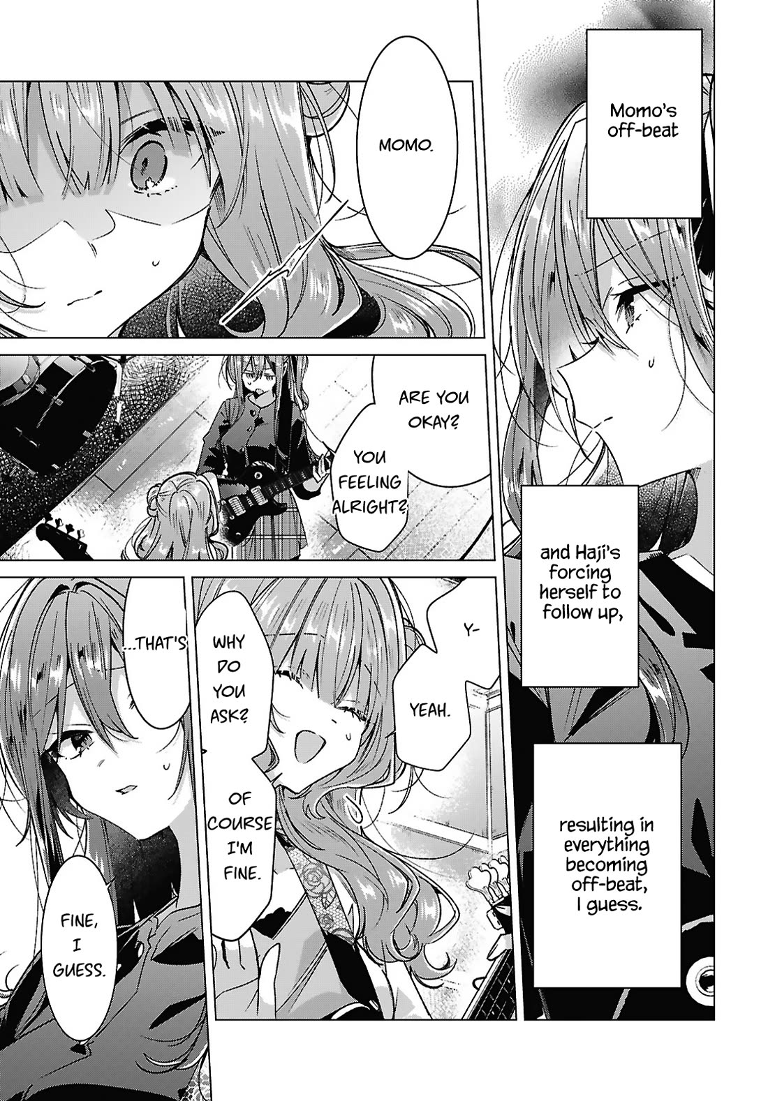 Whispering You a Love Song Chapter 65 page 13 - Chapter 65: Brushing It Off, Practice and Discord.
