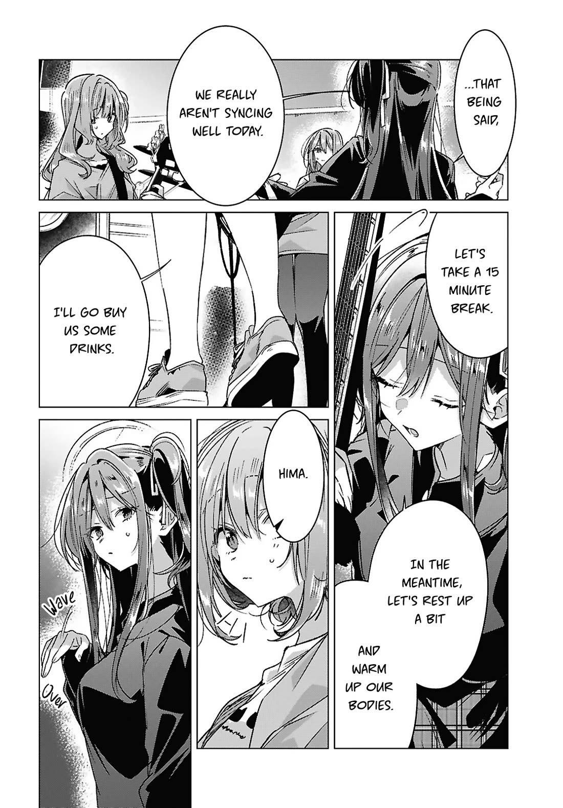 Whispering You a Love Song Chapter 65 page 14 - Chapter 65: Brushing It Off, Practice and Discord.