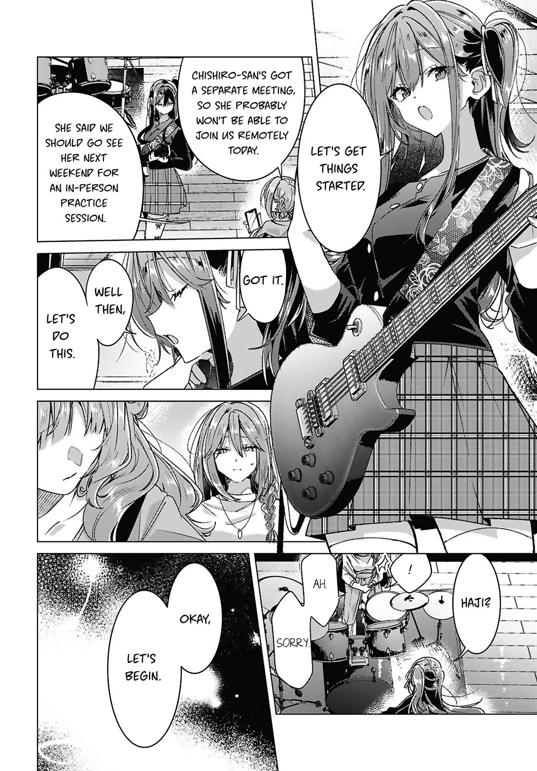 Whispering You a Love Song Chapter 65 page 8 - Chapter 65: Brushing It Off, Practice and Discord.