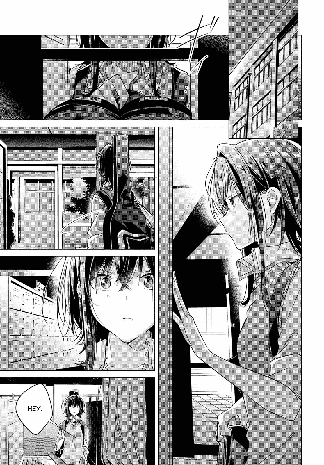 Whispering You a Love Song Chapter 7 page 1 - Chapter 7: On the rooftop, with Senpai, and my feelings.
