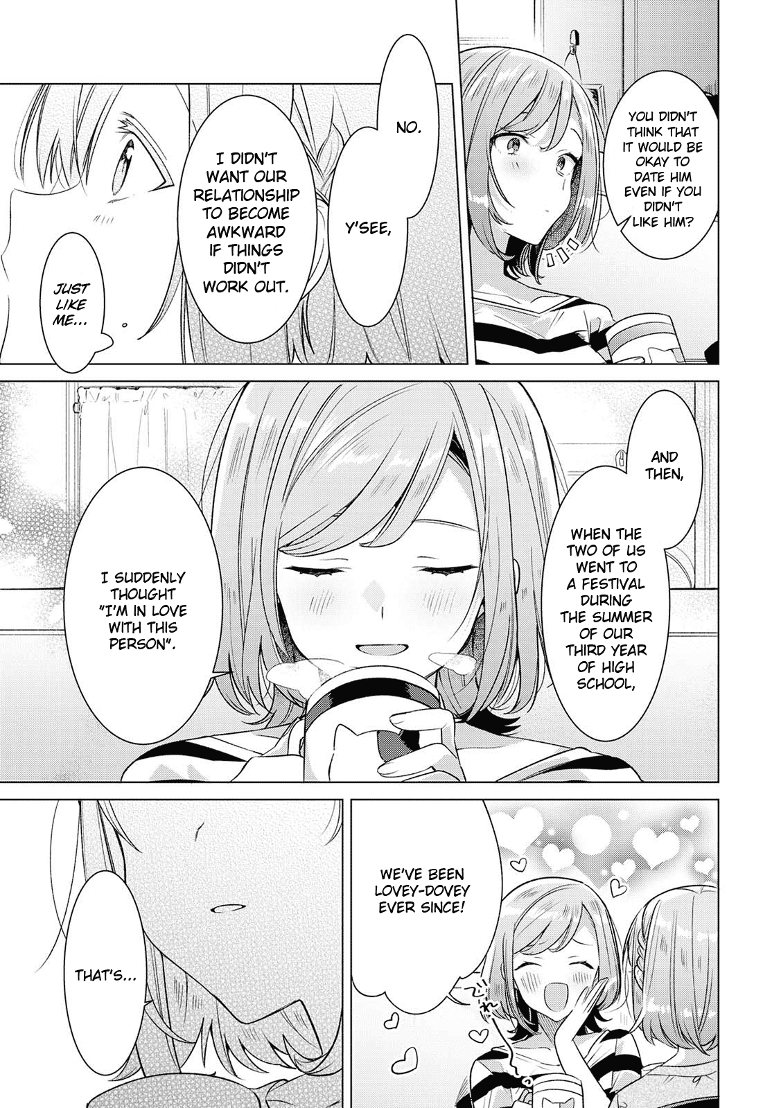 Whispering You a Love Song Chapter 7 page 15 - Chapter 7: On the rooftop, with Senpai, and my feelings.