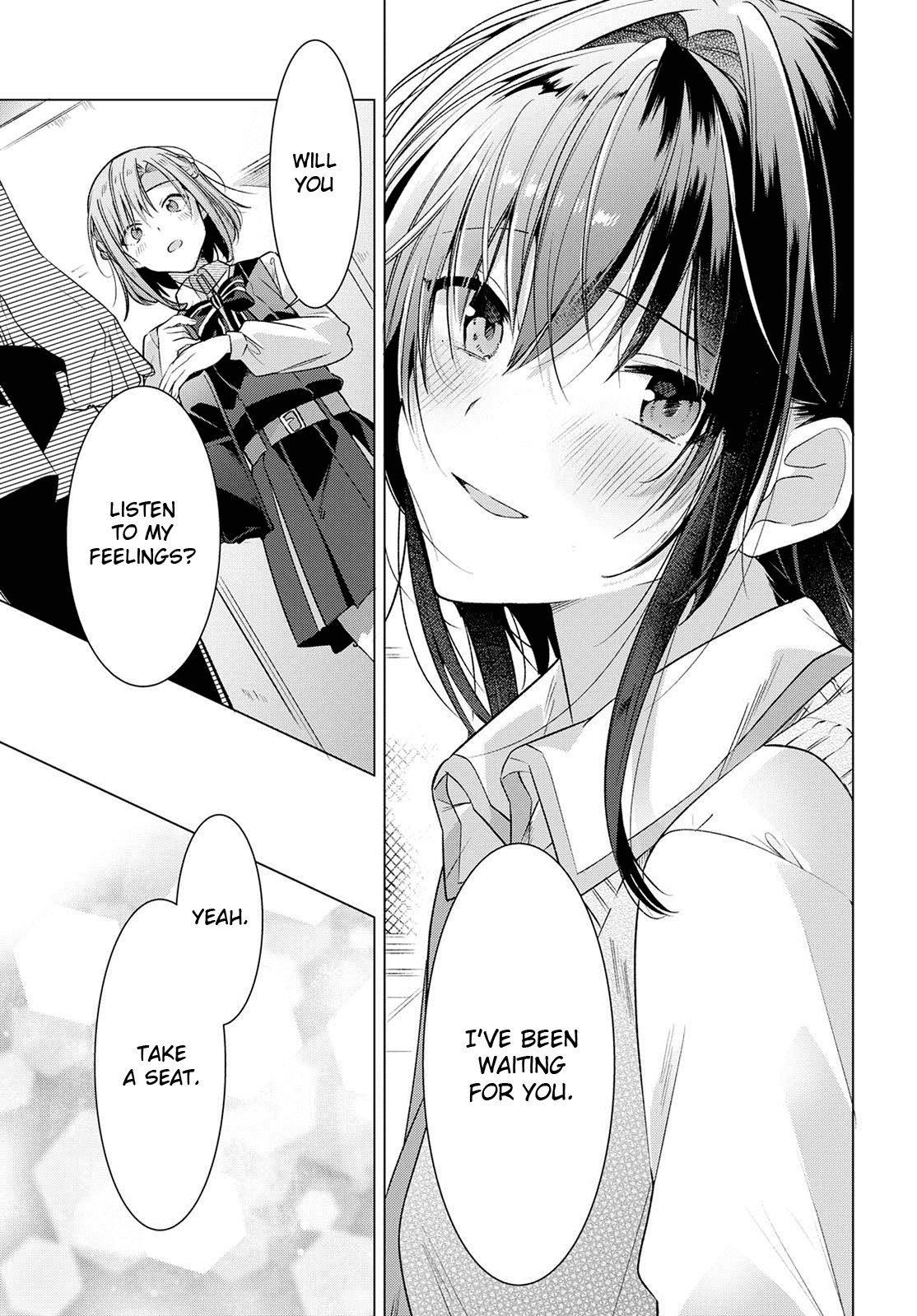 Whispering You a Love Song Chapter 7 page 23 - Chapter 7: On the rooftop, with Senpai, and my feelings.