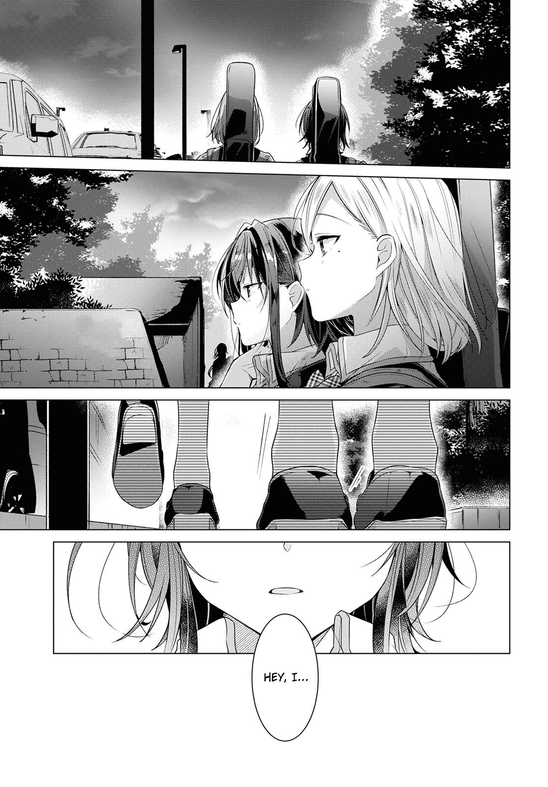 Whispering You a Love Song Chapter 7 page 3 - Chapter 7: On the rooftop, with Senpai, and my feelings.