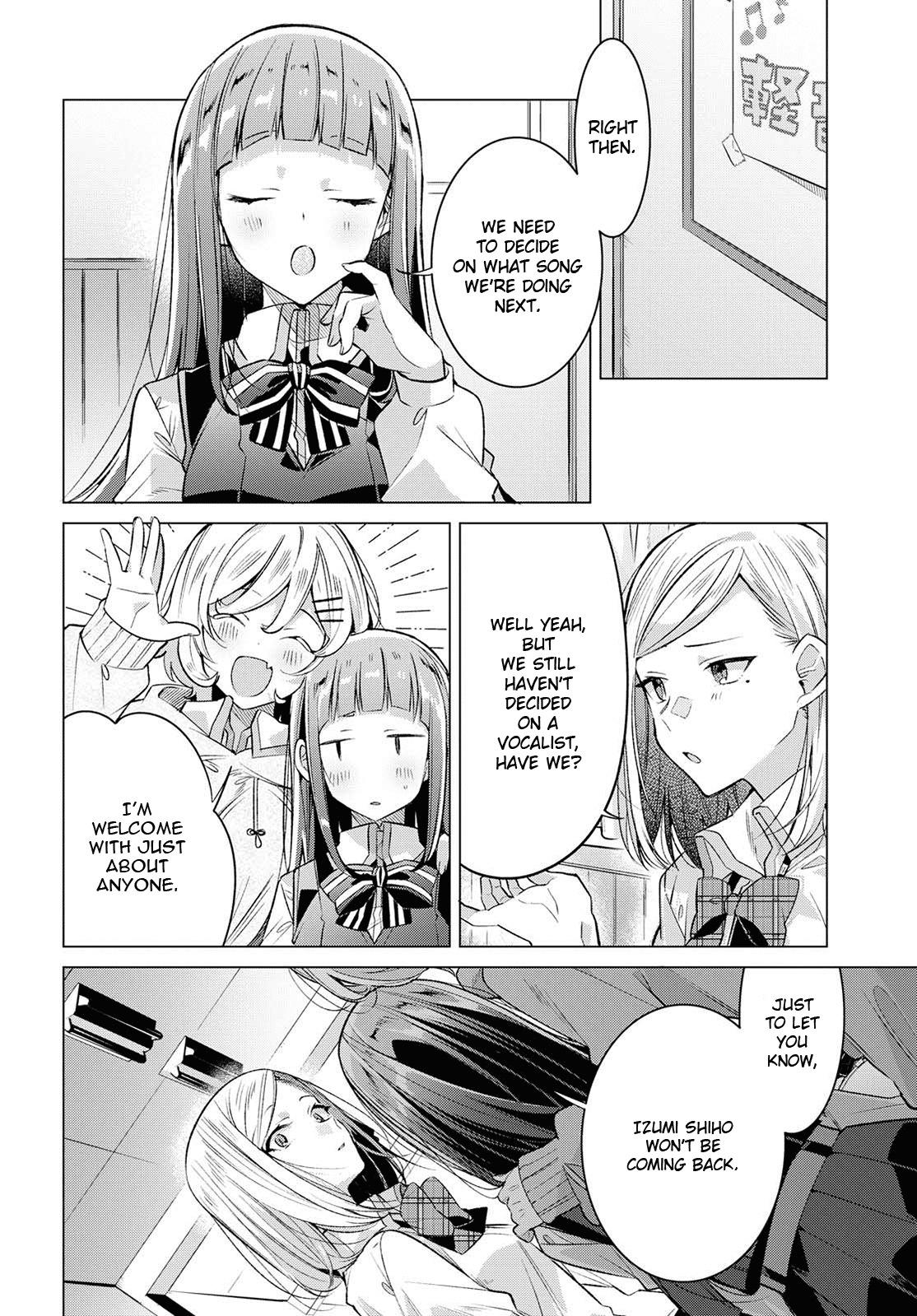 Whispering You a Love Song Chapter 8 page 6 - Chapter 8: In the clubroom, With my classmates, And my decision.