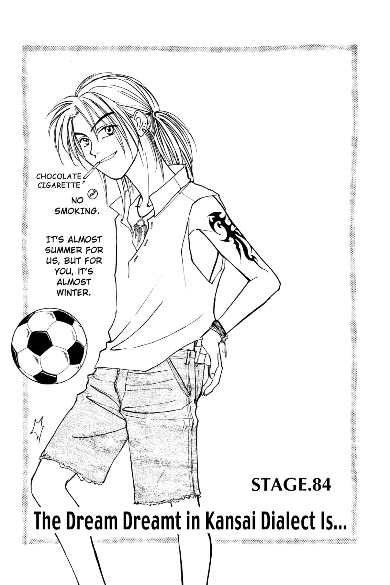 Whistle! Chapter 10.84 page 1 - Vol.10 Stage 84: The Dream Dreamt in Kansai Dialect Is...