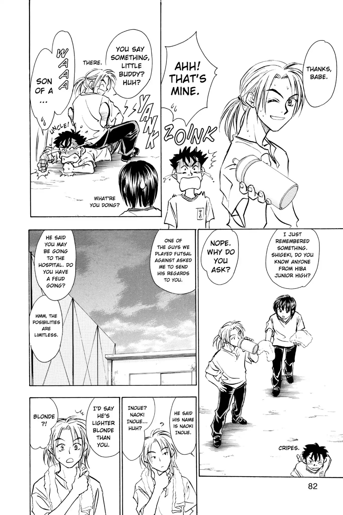 Whistle! Chapter 10.84 page 16 - Vol.10 Stage 84: The Dream Dreamt in Kansai Dialect Is...