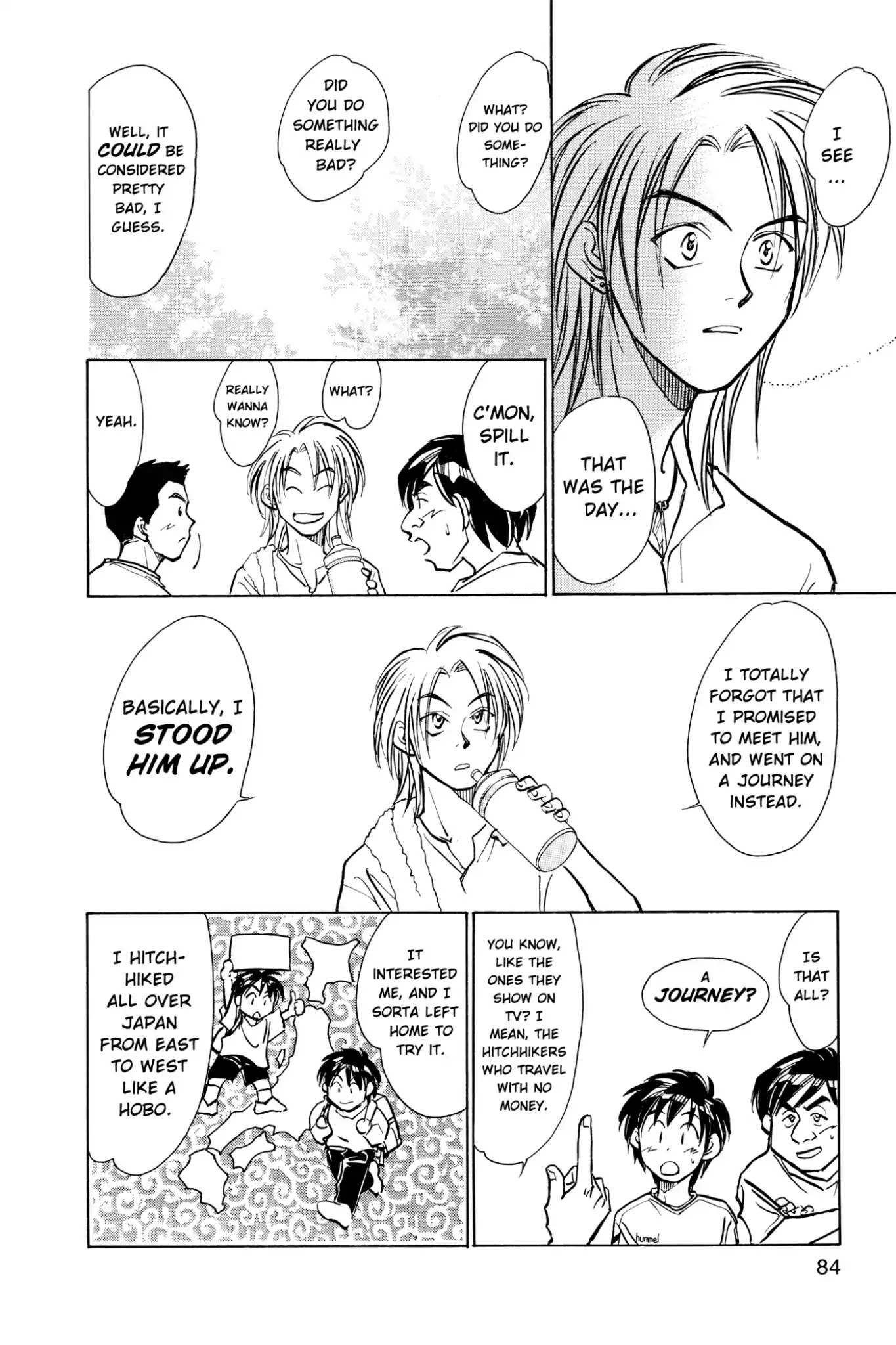 Whistle! Chapter 10.84 page 18 - Vol.10 Stage 84: The Dream Dreamt in Kansai Dialect Is...