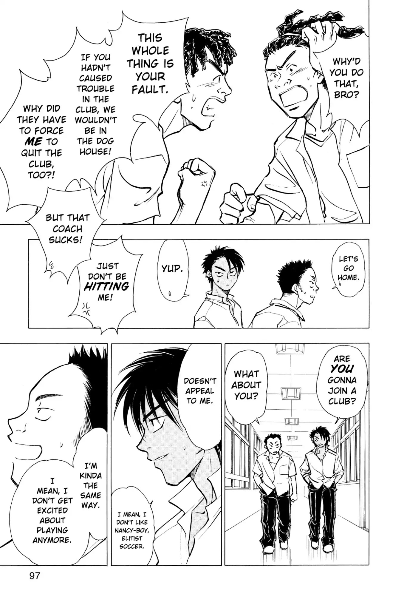 Whistle! Chapter 10.85 page 9 - Vol.10 Stage 85: A Wing Descends