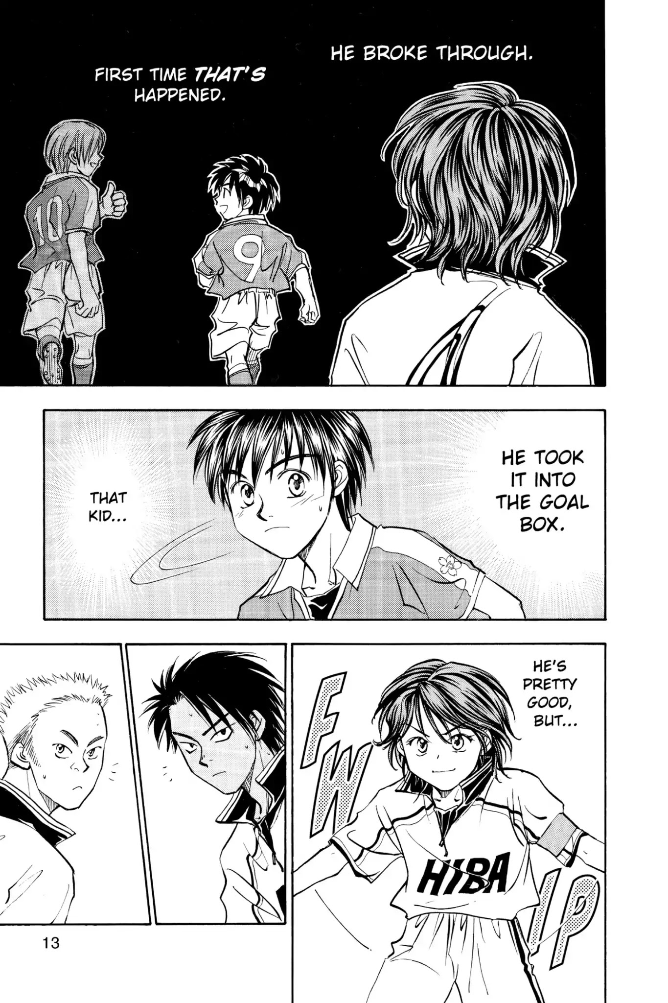 Whistle! Chapter 11.90 page 15 - Vol.11 Stage 90: The Offense of Hiba Junior High