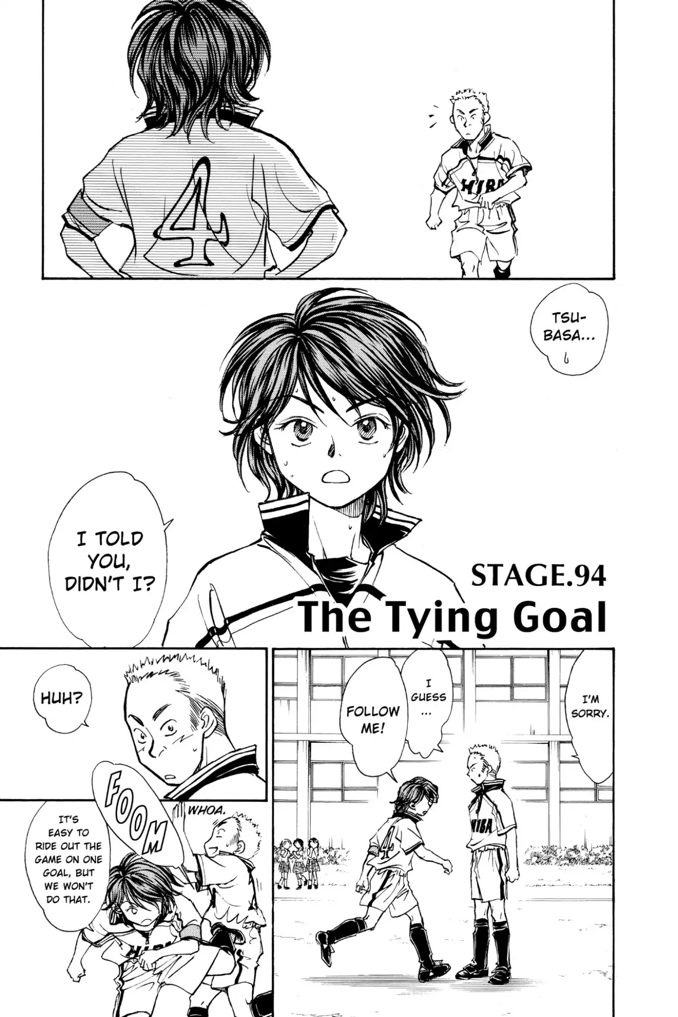 Whistle! Chapter 11.94 page 1 - Vol.11 Stage 94: The Tying Goal