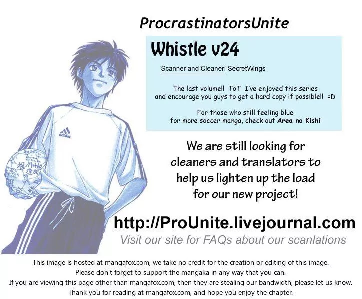 Whistle! Chapter 24.210 page 20 - Vol.24 Chapter 210: Can't Lose! Don't Want to Lose!