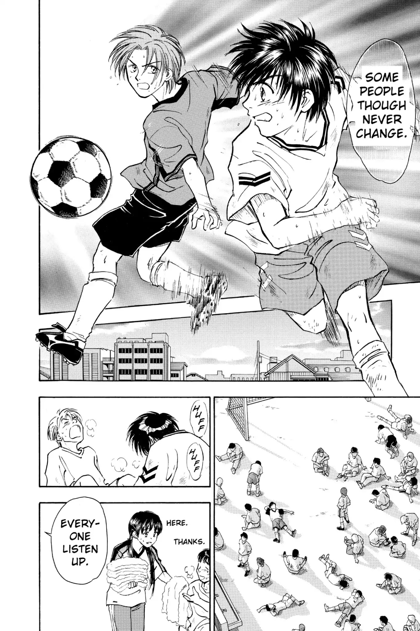 Whistle! Chapter 4.30 page 12 - Vol.4 STAGE.30: Born Again Josui Soccer Team Begins!!