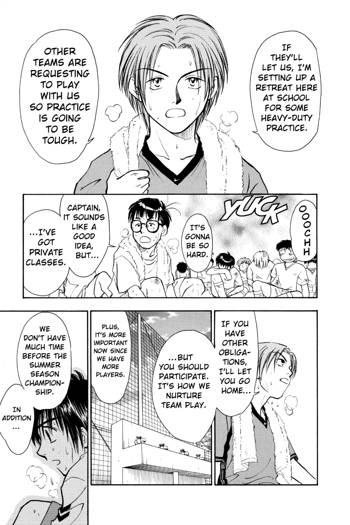 Whistle! Chapter 4.30 page 13 - Vol.4 STAGE.30: Born Again Josui Soccer Team Begins!!