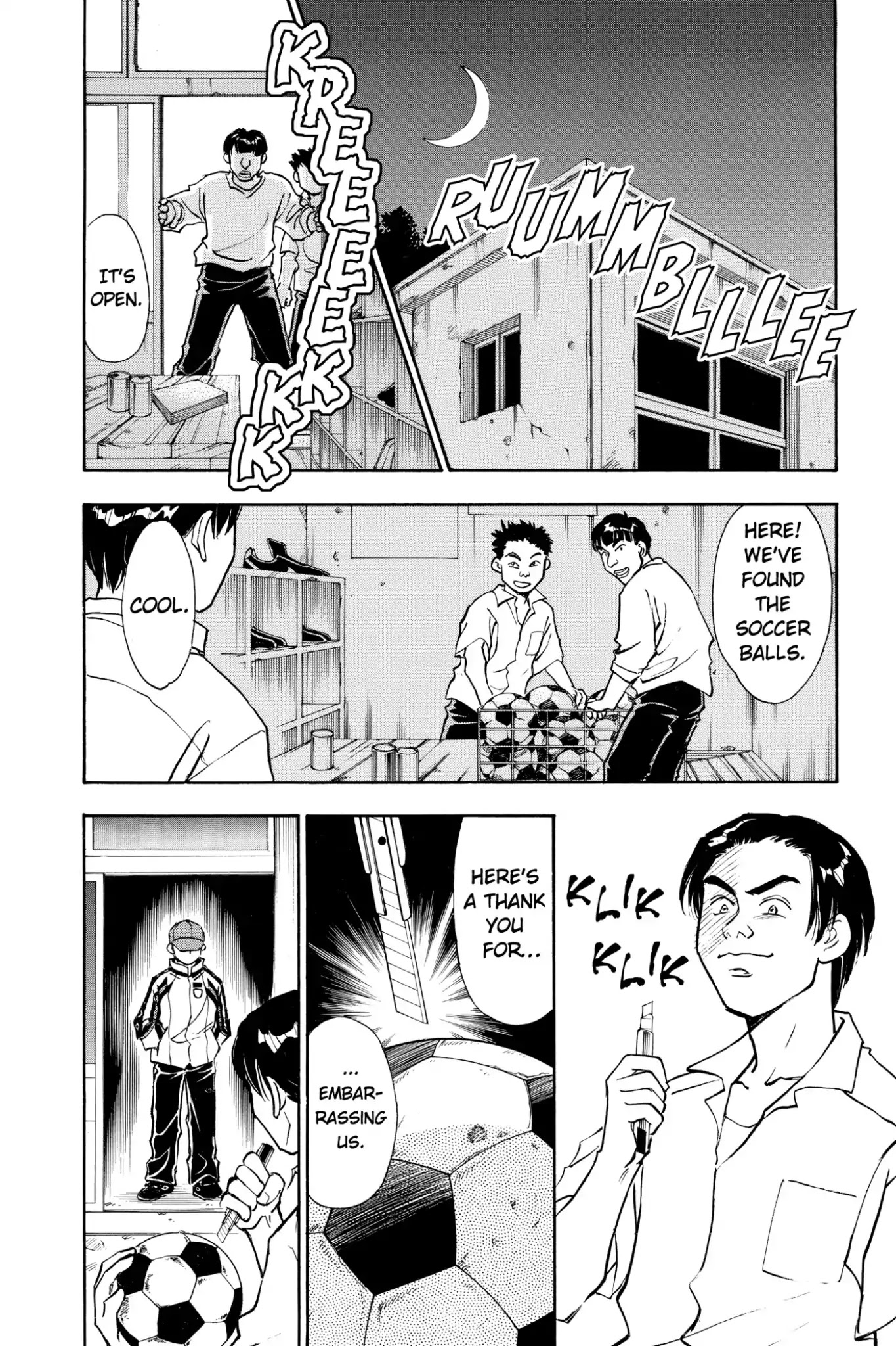 Whistle! Chapter 4.30 page 18 - Vol.4 STAGE.30: Born Again Josui Soccer Team Begins!!