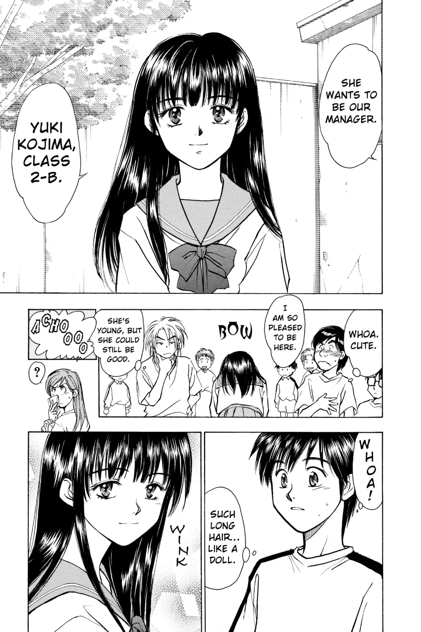 Whistle! Chapter 4.30 page 7 - Vol.4 STAGE.30: Born Again Josui Soccer Team Begins!!