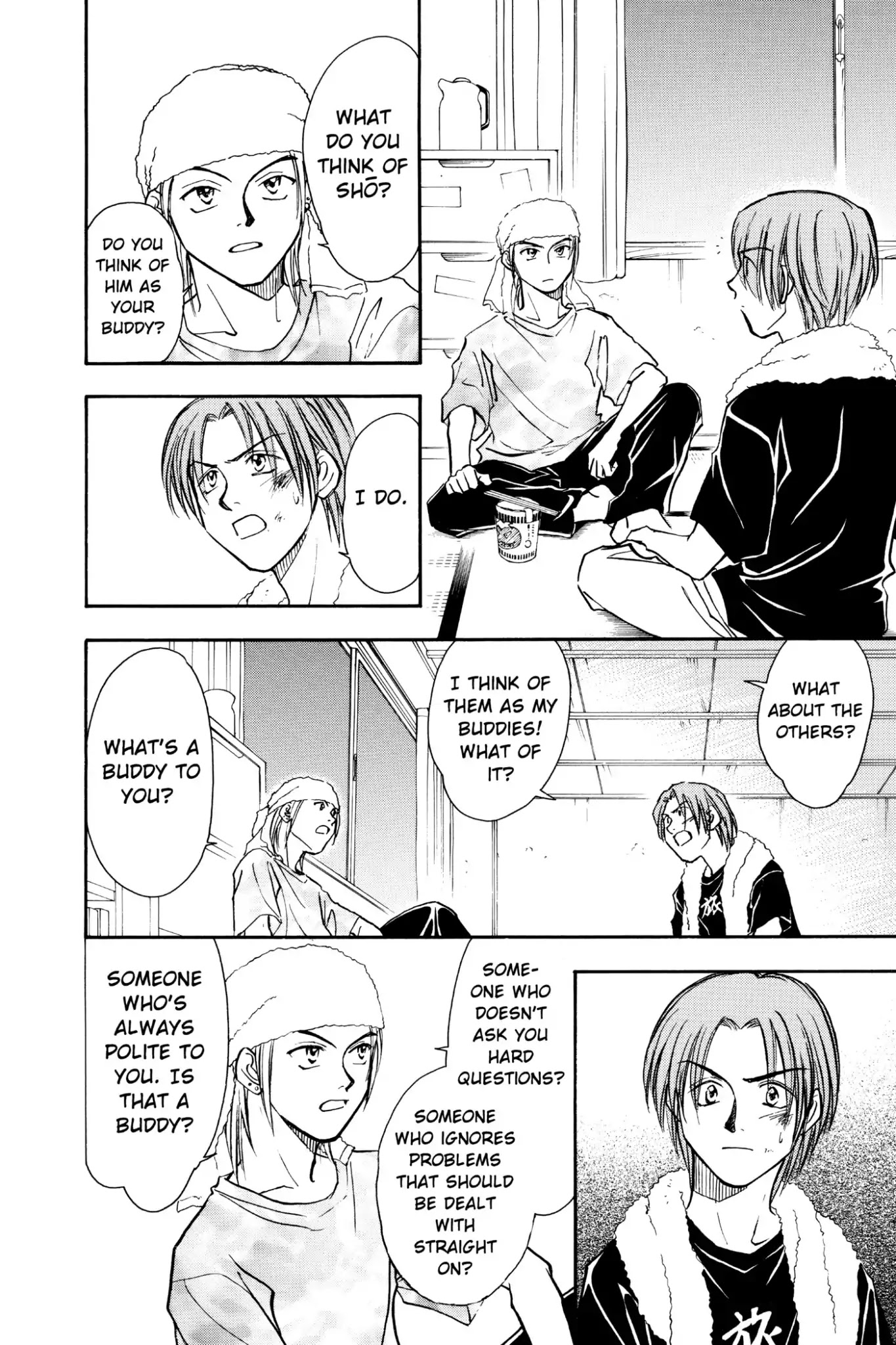 Whistle! Chapter 8.68 page 10 - Vol.8 Stage 68: Tatsuya Takes a Hit Like a Karate Chop