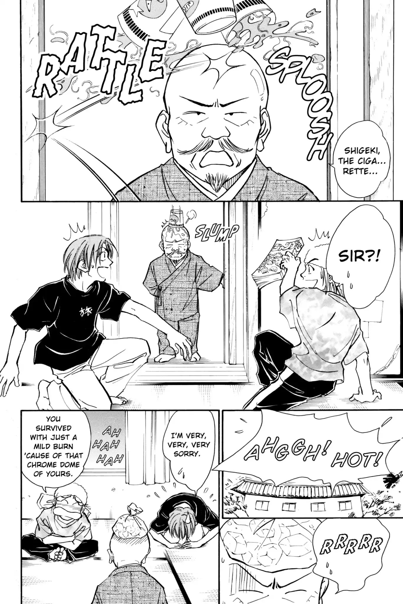 Whistle! Chapter 8.68 page 12 - Vol.8 Stage 68: Tatsuya Takes a Hit Like a Karate Chop