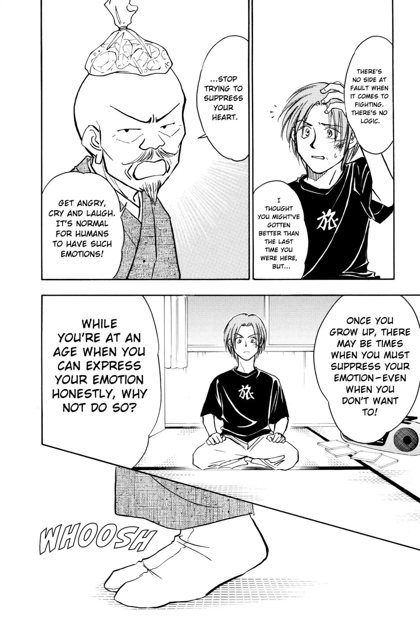 Whistle! Chapter 8.68 page 14 - Vol.8 Stage 68: Tatsuya Takes a Hit Like a Karate Chop