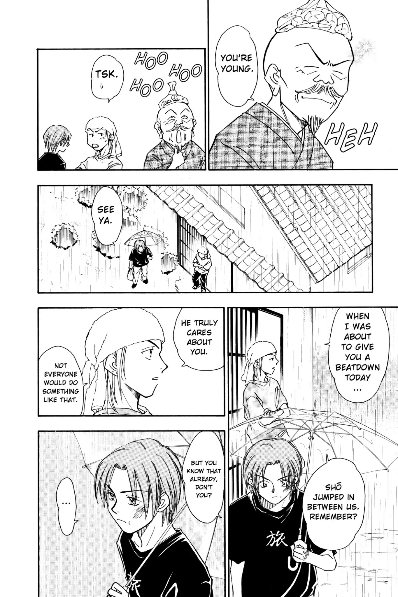 Whistle! Chapter 8.68 page 18 - Vol.8 Stage 68: Tatsuya Takes a Hit Like a Karate Chop