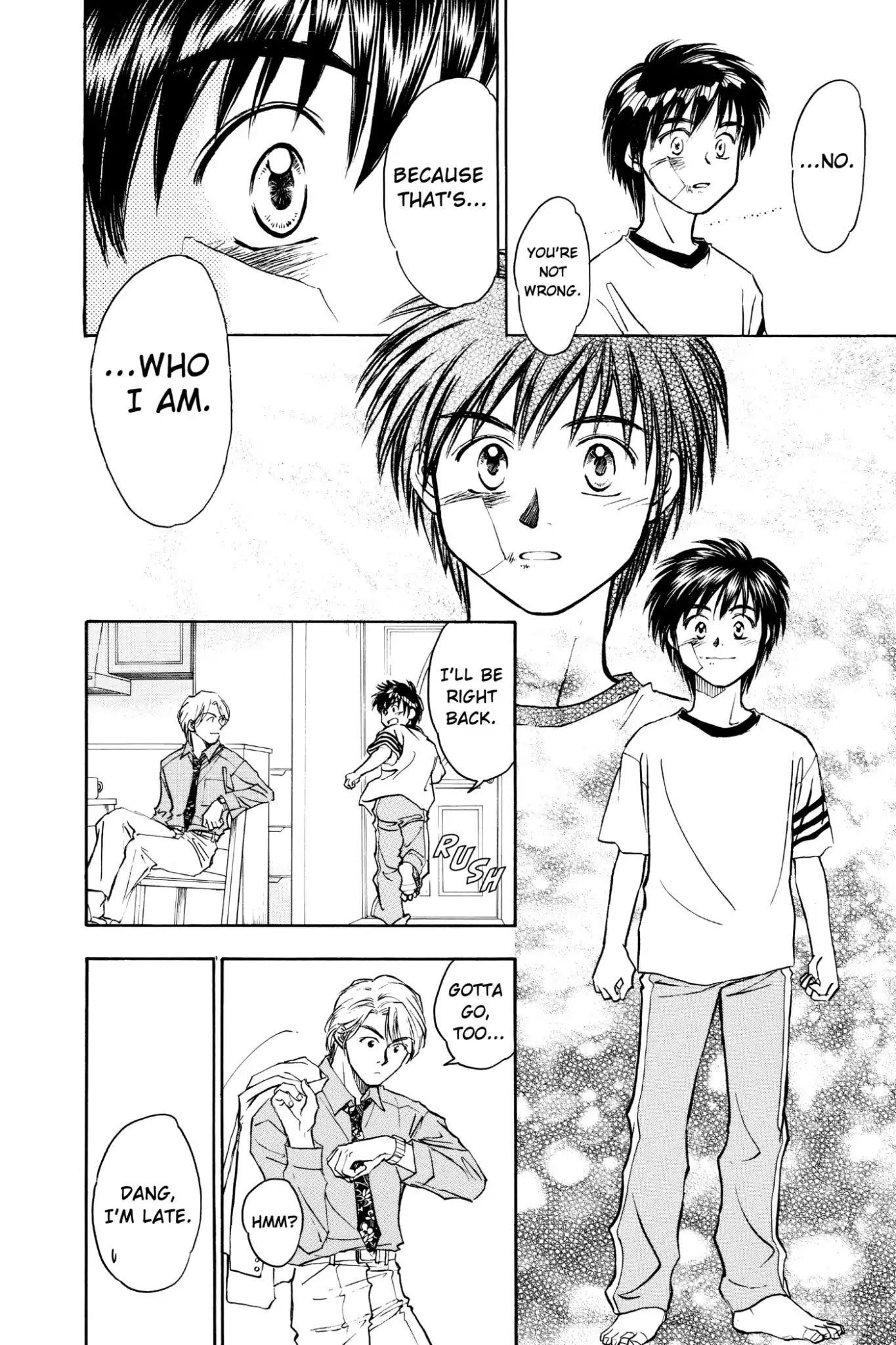 Whistle! Chapter 8.68 page 8 - Vol.8 Stage 68: Tatsuya Takes a Hit Like a Karate Chop