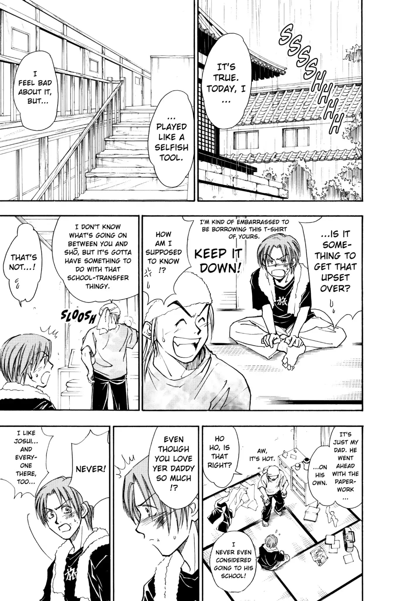 Whistle! Chapter 8.68 page 9 - Vol.8 Stage 68: Tatsuya Takes a Hit Like a Karate Chop