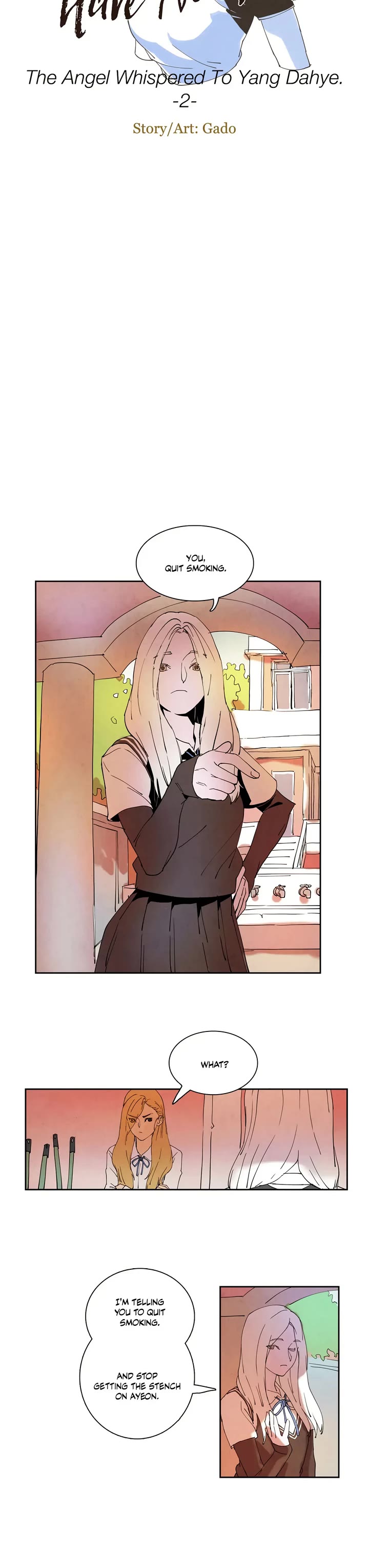 White Angels Have No Wings Chapter 10 page 7 - Chapter 10: The Angel Whispered to Yang Dahye (2)