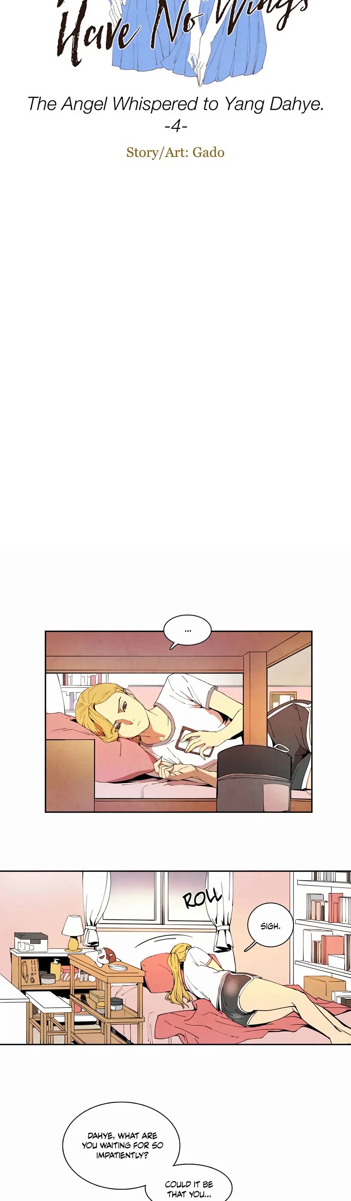 White Angels Have No Wings Chapter 12 page 4 - Chapter 12: The Angel Whispered to Yang Dahye (4)