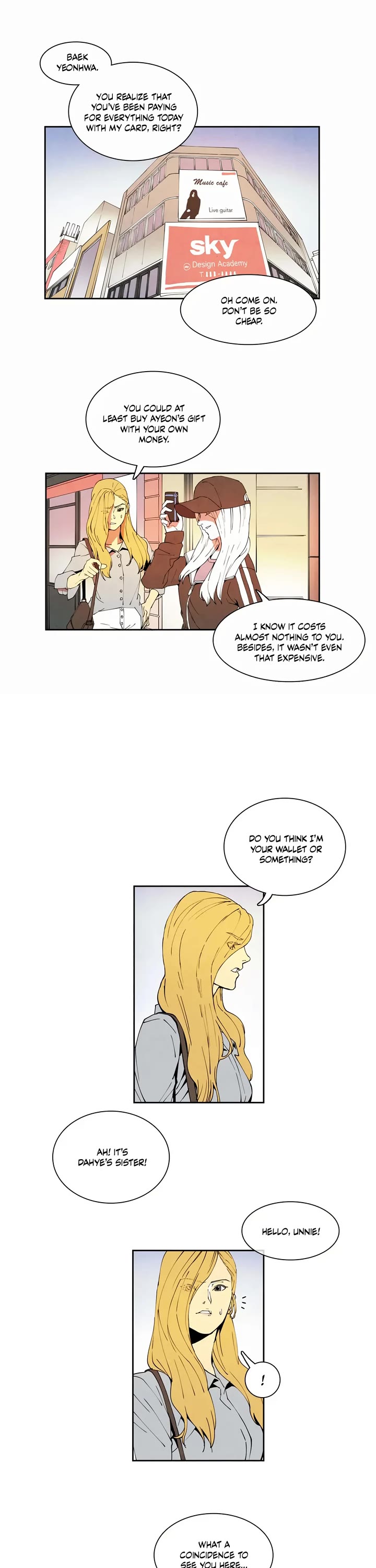 White Angels Have No Wings Chapter 14 page 1 - Chapter 14: The Angel Whispered to Yang Dahye (6)