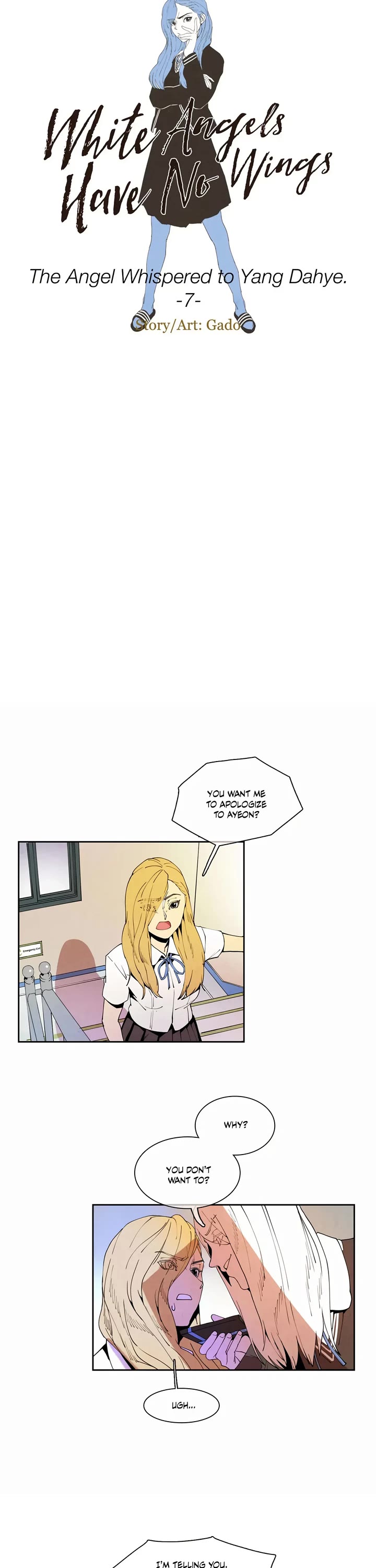 White Angels Have No Wings Chapter 15 page 3 - Chapter 15: The Angel Whispered to Yang Dahye (7)