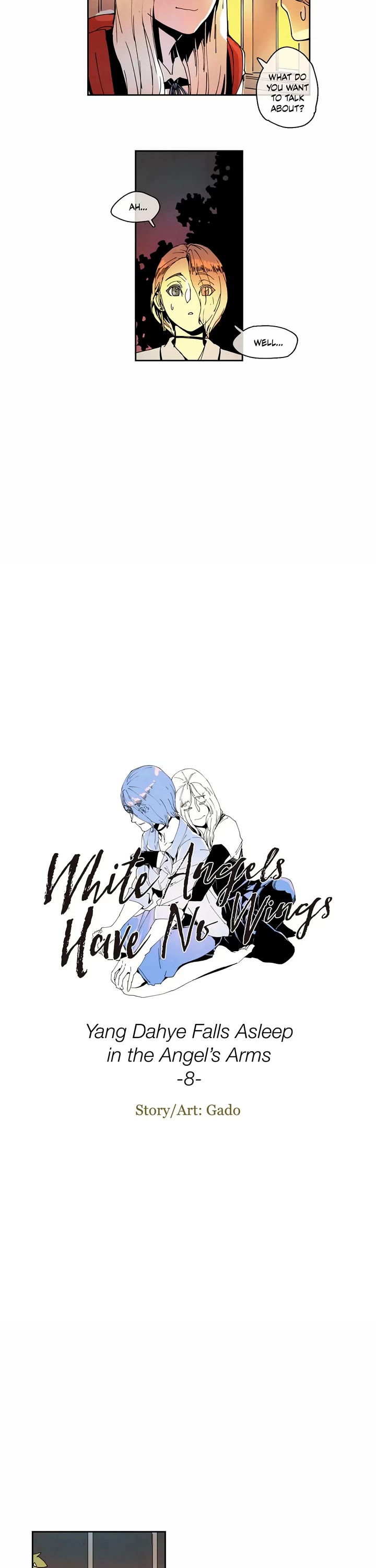White Angels Have No Wings Chapter 26 page 3 - Chapter 26: Yang Dahye Falls Asleep in the Angel’s Arms (8)