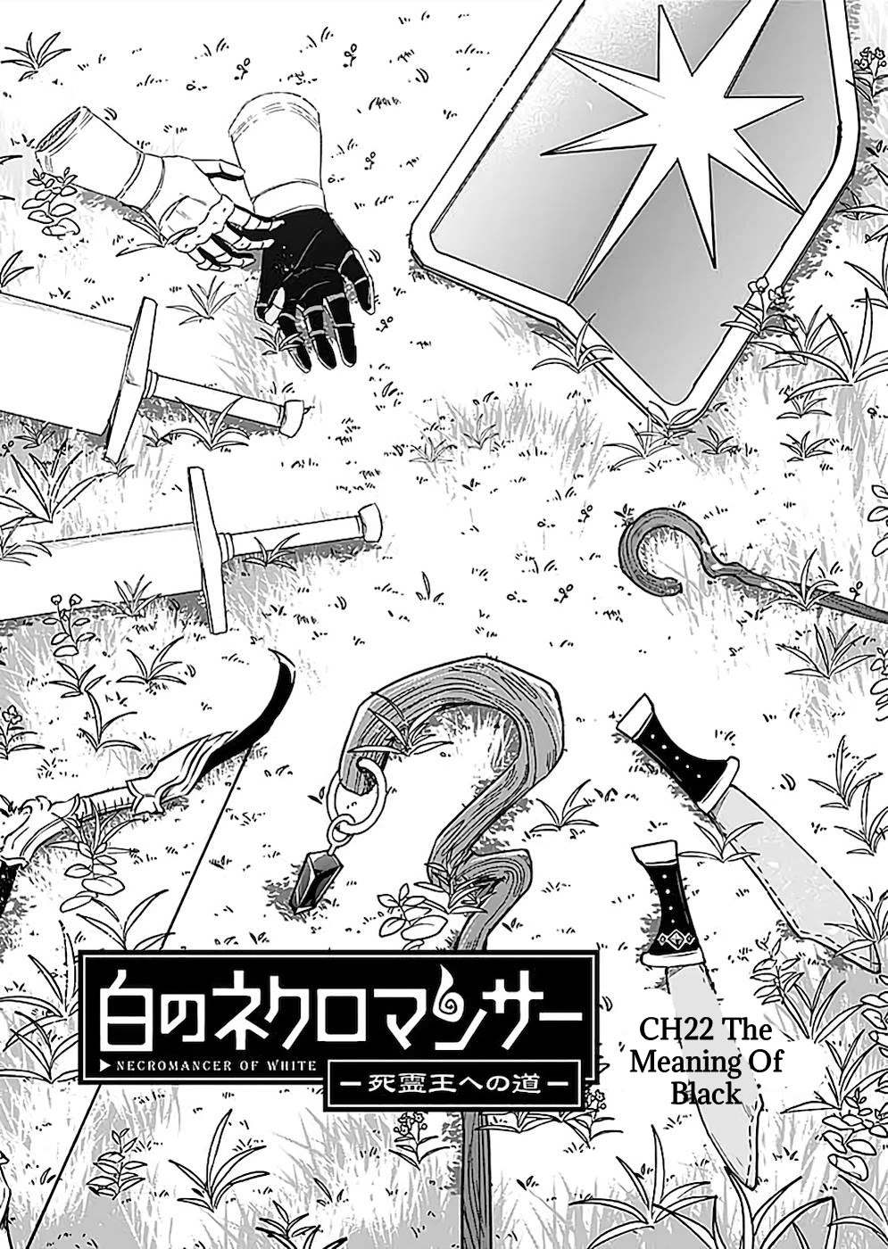 White Necromancer ~Road to Necromancer King~ Chapter 22 page 2 - Chapter 22: The Meaning Of Black