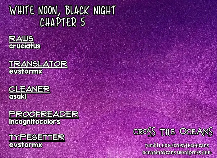 White Noon, Black Night Chapter 5 page 1 - Chapter 5: Day 5