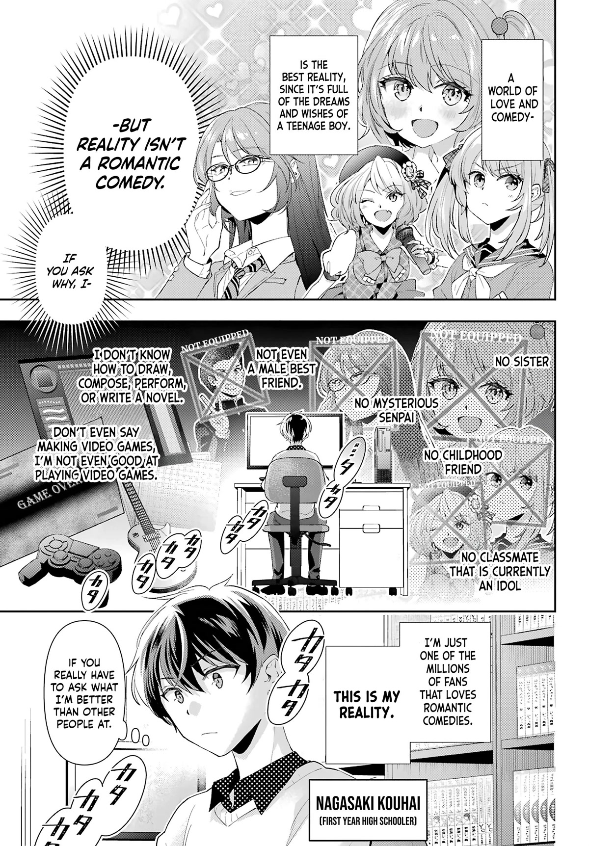 Who Decided That I Can’t Do Romantic Comedy in Reality? Chapter 1 page 4 - Chapter 1