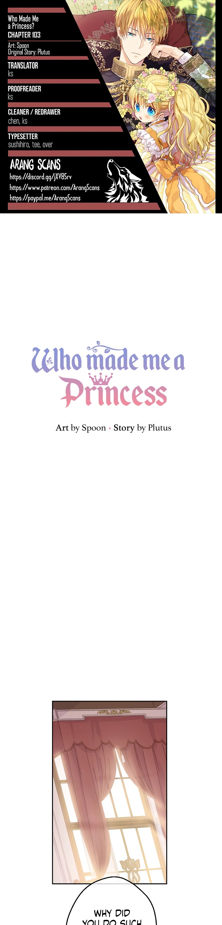 Who Made Me a Princess Chapter 103 page 1 - Chapter 103