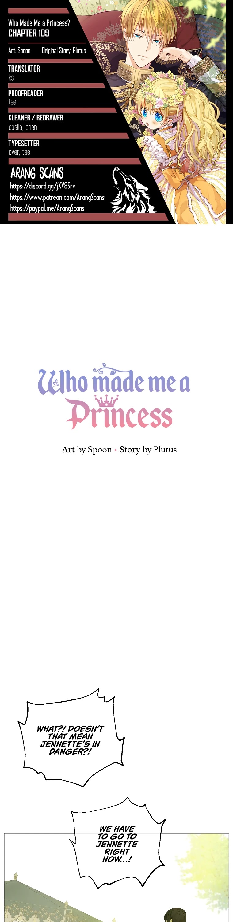 Who Made Me a Princess Chapter 109 page 1 - Chapter 109