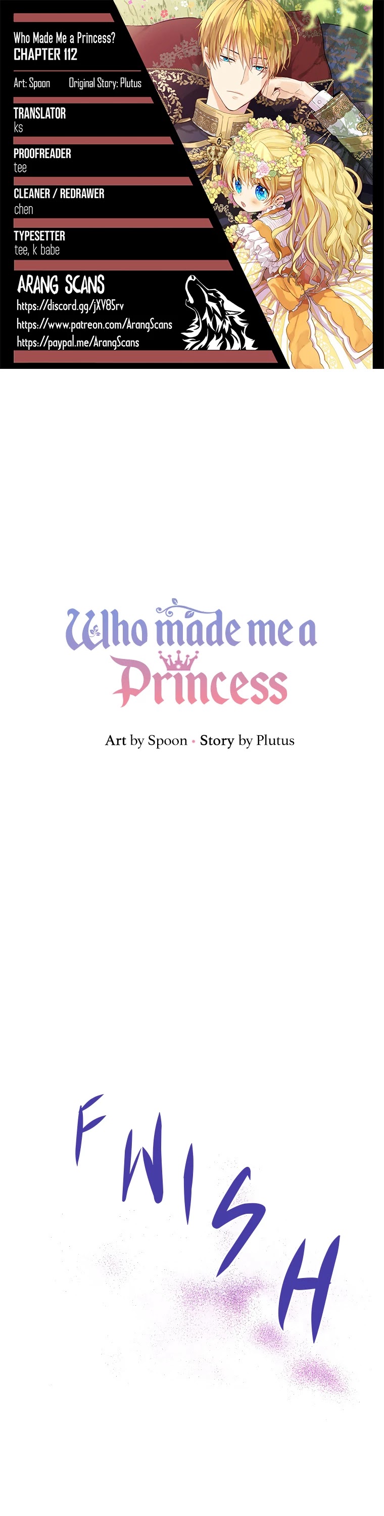 Who Made Me a Princess Chapter 112 page 1 - Chapter 112