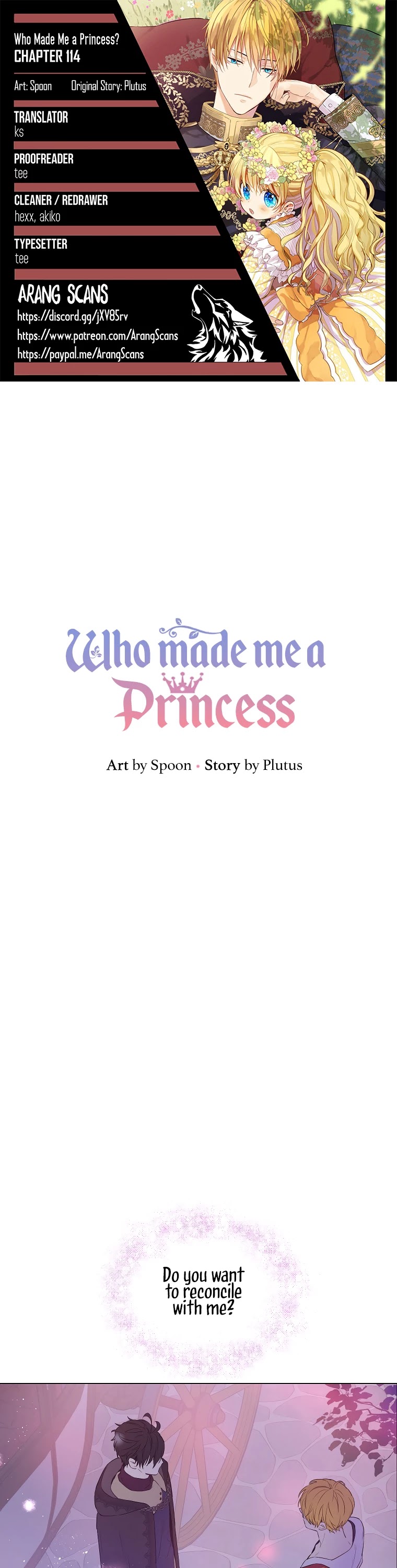 Who Made Me a Princess Chapter 114 page 1 - Chapter 114