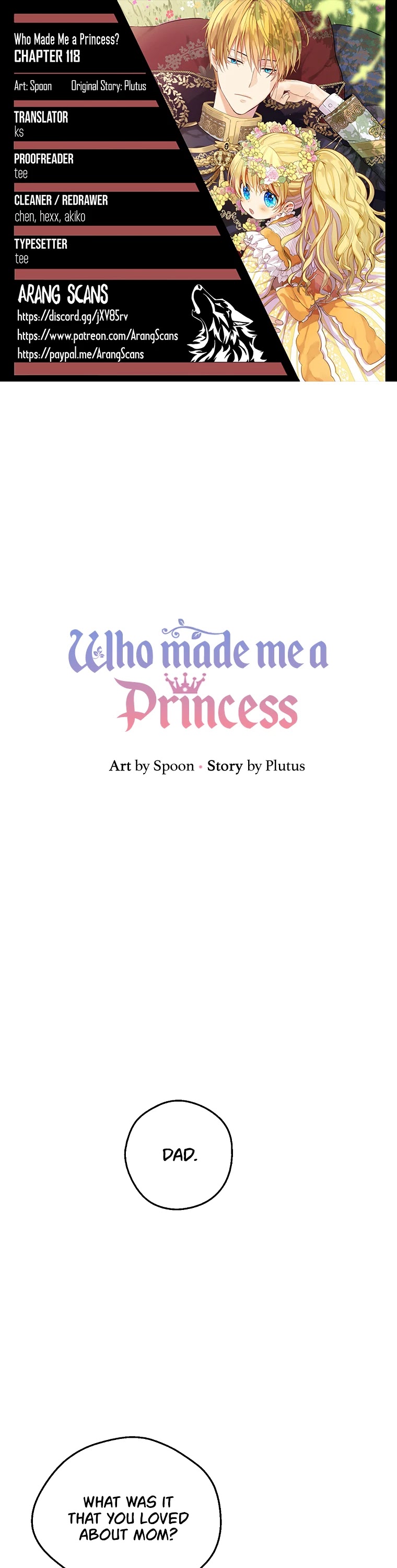 Who Made Me a Princess Chapter 118 page 1 - Chapter 118