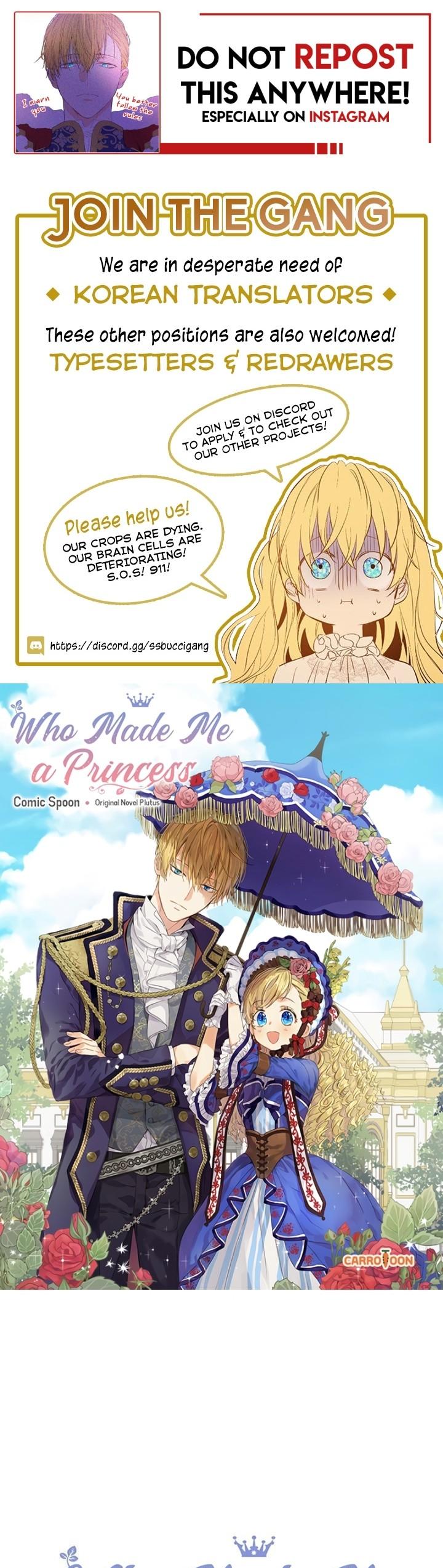 Who Made Me a Princess Chapter 62 page 1 - Chapter 62
