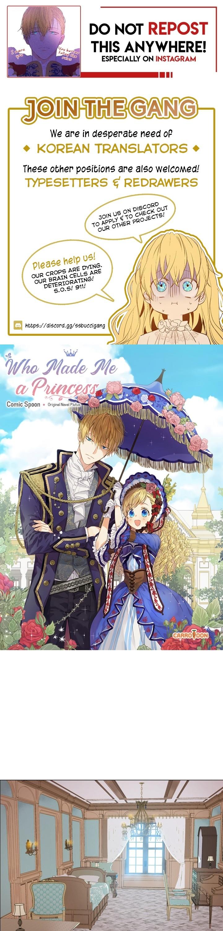 Who Made Me a Princess Chapter 64 page 1 - Chapter 64