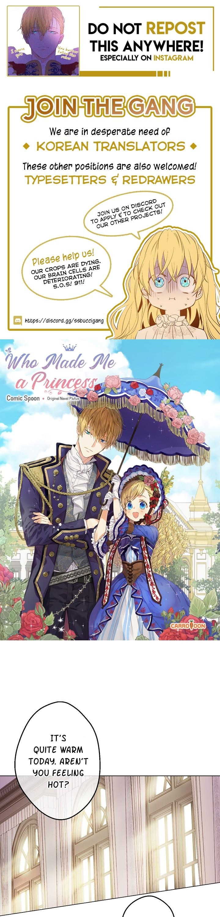 Who Made Me a Princess Chapter 65 page 1 - Chapter 65