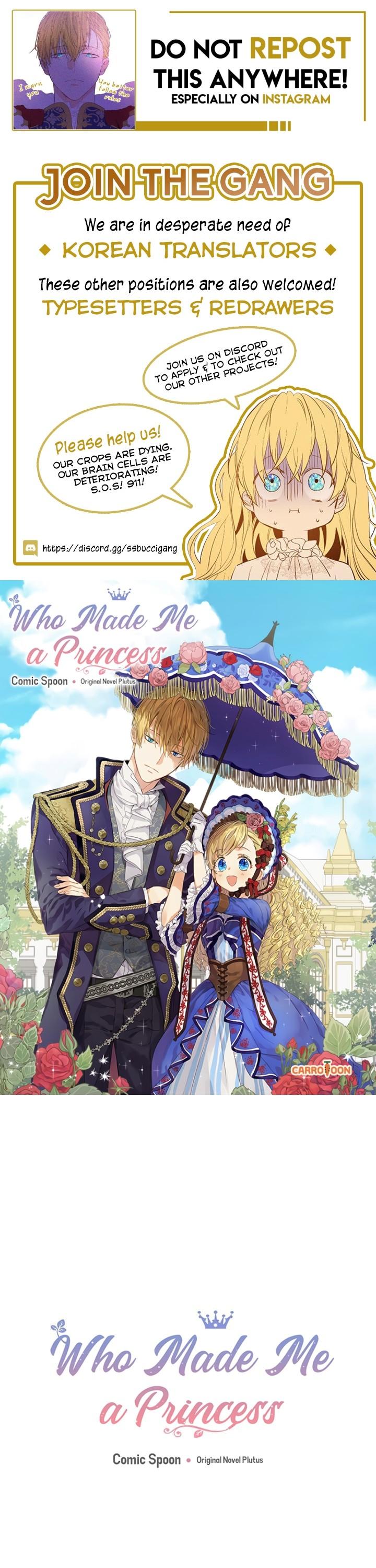 Who Made Me a Princess Chapter 67 page 1 - Chapter 67