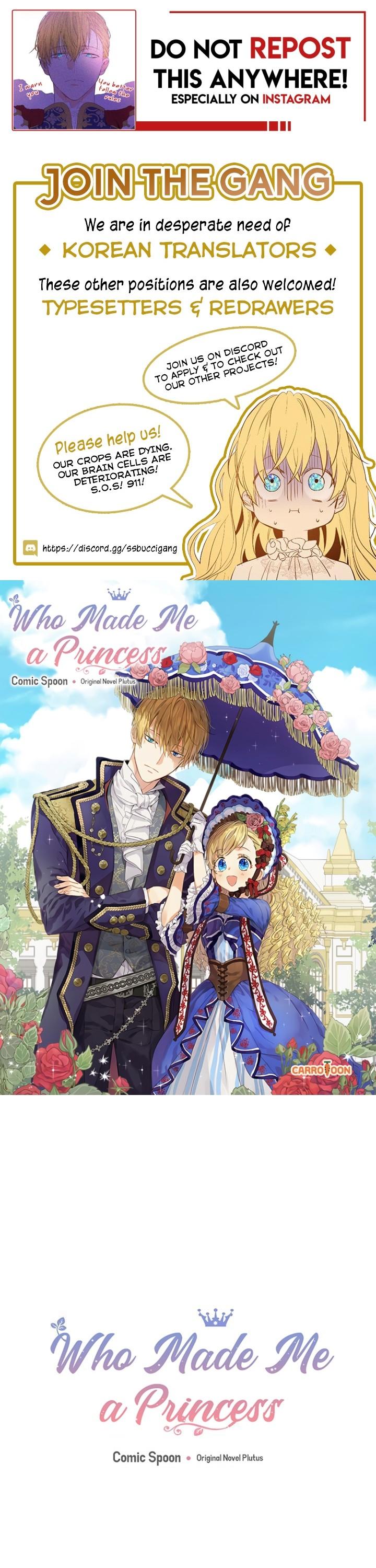 Who Made Me a Princess Chapter 68 page 1 - Chapter 68