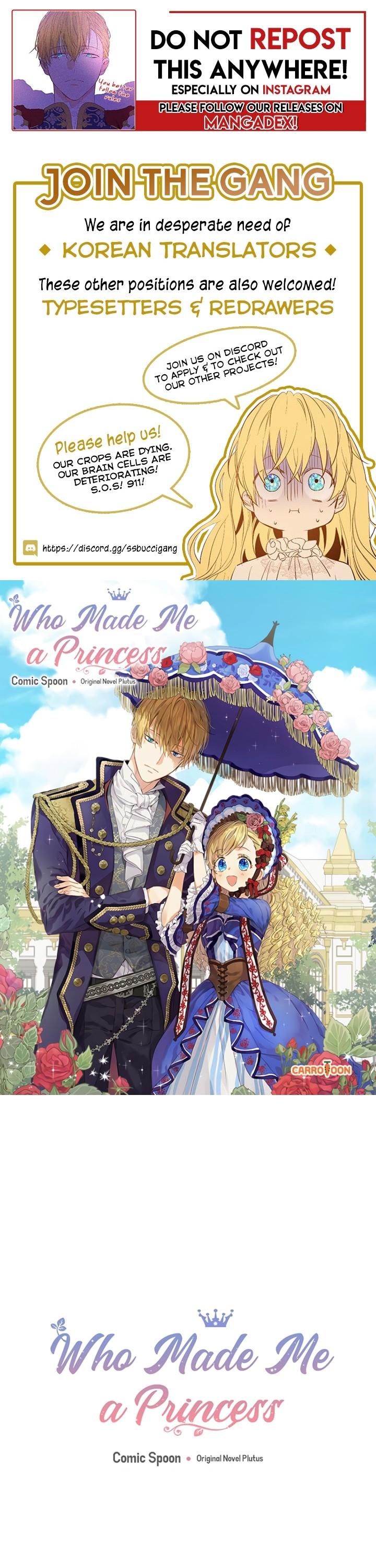 Who Made Me a Princess Chapter 69 page 1 - Chapter 69
