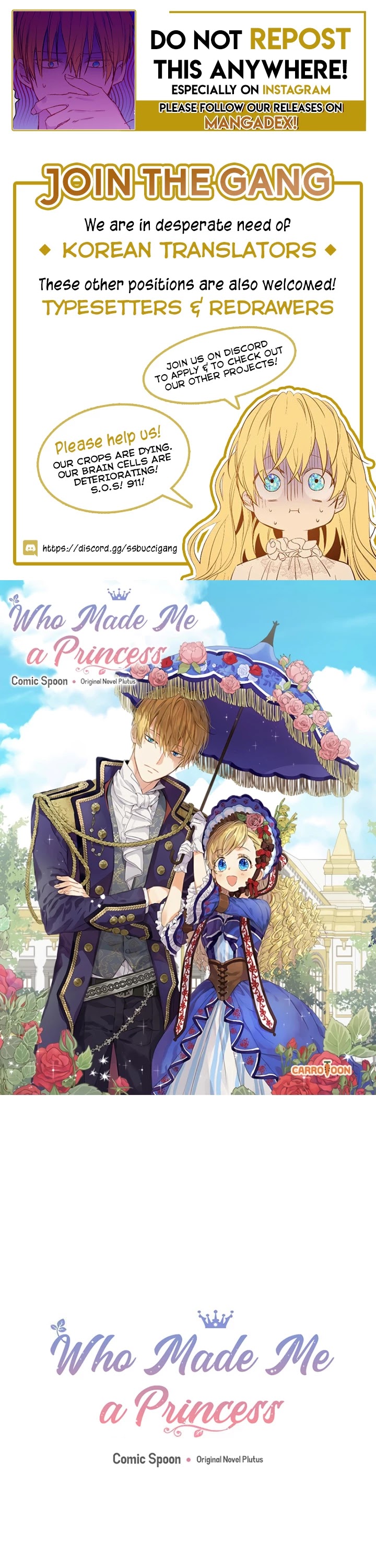 Who Made Me a Princess Chapter 72 page 1 - Chapter 72