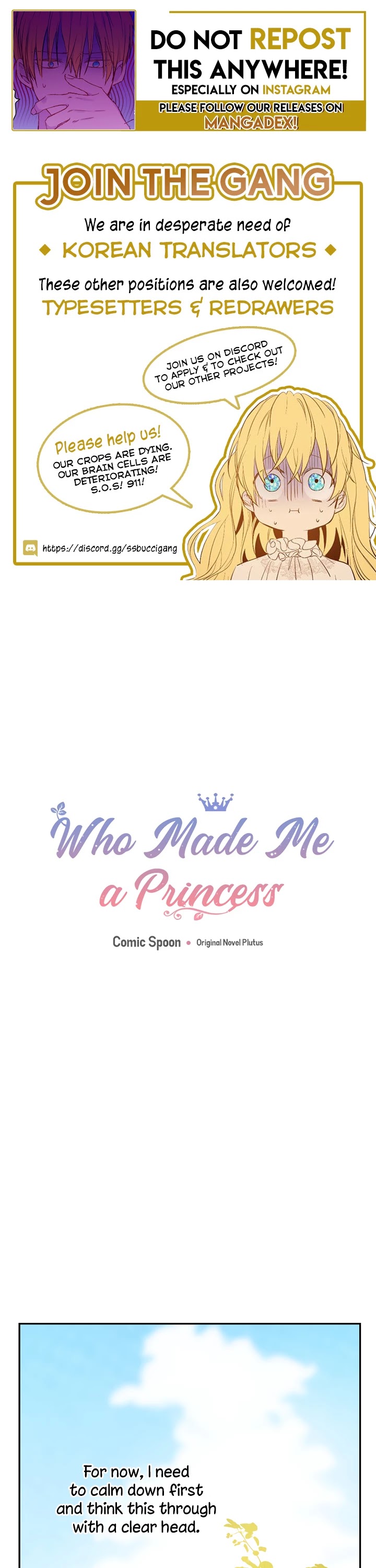 Who Made Me a Princess Chapter 90 page 1 - Chapter 90