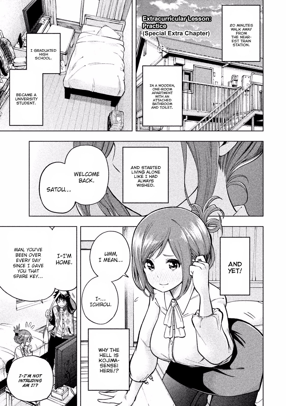 Why are you here Sensei!? Chapter 10.5 page 2 - Chapter 10.5: Extracurricular Lesson: Practice