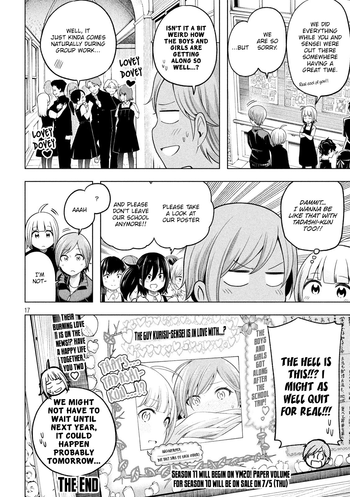 Why are you here Sensei!? Chapter 100 page 17 - Chapter 100