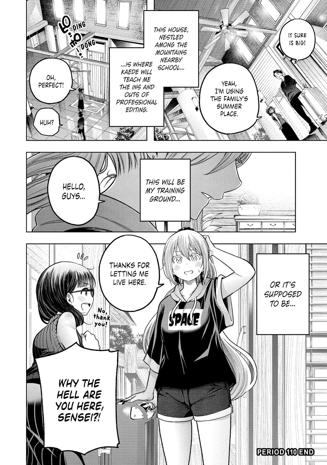 Why are you here Sensei!? Chapter 110 page 16 - Chapter 110