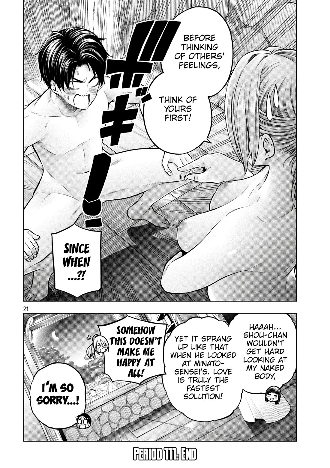 Why are you here Sensei!? Chapter 111 page 22 - Chapter 111: Hesitating through our FIRST TIME